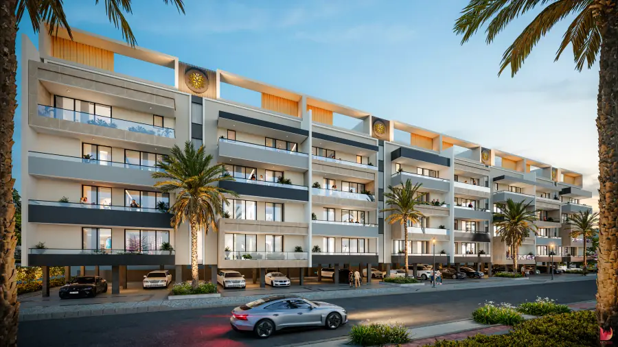 Low-rise Amelia Estate II building exterior